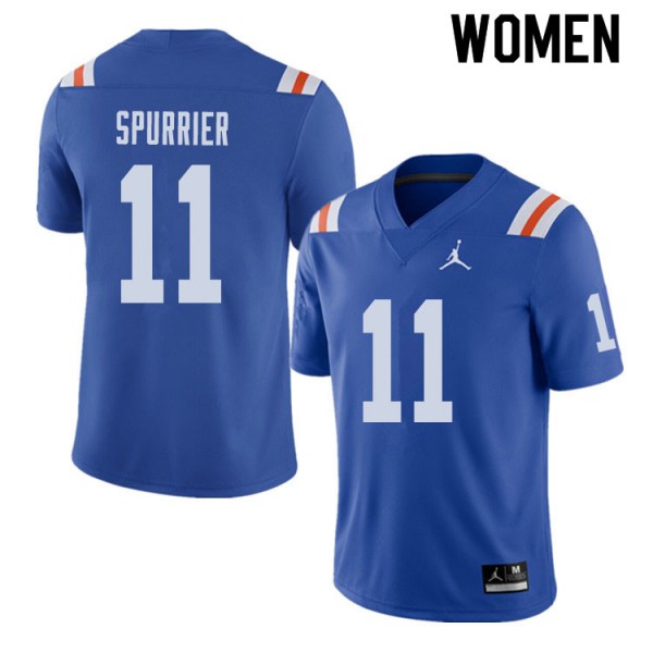 Jordan Brand Women #11 Steve Spurrier Florida Gators Throwback Alternate College Football Jersey